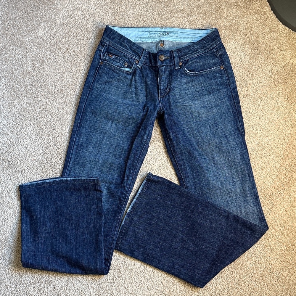 Joes Jeans Dark Wash Bootcut Mid-rise Jeans. Size 28